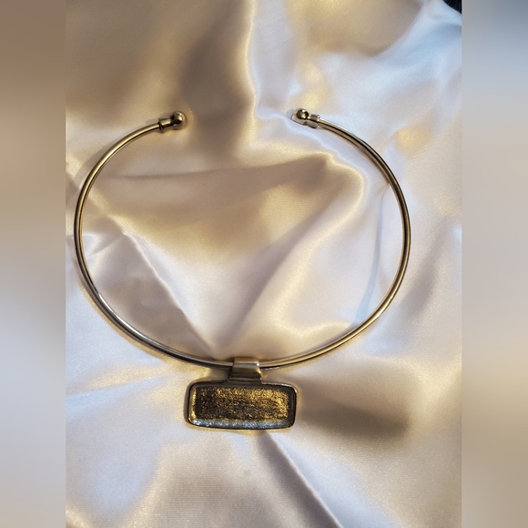 Silver Collar Necklace - Picture 3 of 4